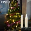 Julgran Clip Candle Flameless Blinkande Med Fjärrkontroll Och Sugkopp, LED-ljus för Halloween Födelsedag Garden Decoration 210702