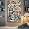 Dollar Abstract Graffiti Art Grappige Alec Posters en Prints Canvas Schilderijen Muur Kunst Foto's voor Woonkamer Home Decor Cuadros (Geen Frame)