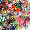 Dog Apparel 100pcs Designs Handmade Pet Hair Bows Bright Color Mixed Grooming Accessories Products