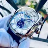 Reef Tigerrt Top Brand Luxury Big Watch for Men Blue Dial Mécanique tourbillon Sport Montres Relogio Masculino RGA30699759022