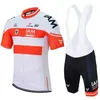 Krótki rękaw Oddychający IAM Bike Team Jervey Jersey Road Shirt Sport Cycling Clothing Clothing Ropa Ciclismo Bib Shorts