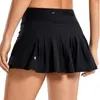 Yoga Shorts Sport Women Slim High Waist Skirt Fitness Short Summer Running Tennis Legging Pocket Workout Gym