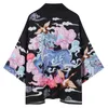 Männer Jacken ELKMU Chinesischen Stil Giraffe Print Shirts Streetwear Kimono Strickjacke Harajuku Japanische Mäntel Beiläufige Lose Tops HM241