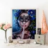 HUACAN Full Square/Round Painting Portrait Pictures Of Rhinestones 5D Diamond Embroidery Sale Woman Mosaic Handmade Gift