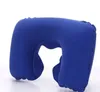 500pcs U Shaped Travel Pillow Inflatable Neck Car Head Rest Air Cushion for Travel Office Air Cushion Neck Pillow