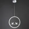 Moderne Creative LED Lampes Suspendues Bar Salle À Manger suspension luminaire Vintage loft oiseau Pendentif Lampe Suspendue