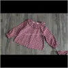 Vêtements Bébé Enfants Maternité Drop Delivery 2021 Bébé Chemises Chemise Blanche Fille Volants Col 100 Percent Minuscule Coton Blouse Pour Les Filles 210305 Gh