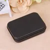 Rectangle Tin Storage Boxes Black Metal Container Candy Jewelry Playing Card Box Gift Packaging RH3841