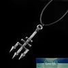 Vintage Sea King Fork Collana Poseidon Trident Greek Viking Trishul Ciondolo simbolo ucraino Catena maglione da uomo Prezzo di fabbrica design esperto Qualità Ultimo stile