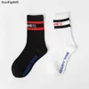 Chaussettes de coton VT, lettres deux bars tricot Hommes WO Couple Sports de mode et loisirs Socksib96