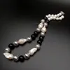 natürliche perlen schwarzer onyx