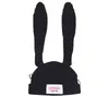 Дизайнерский дизайнер для любовника Бинейский кролик-кролика Skullie Шляпа для женщин Партия реквизит модный длинный кролик ушной шап