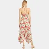Jastie Heatwave Printed Maxi Dress Women Crisscross Straps Square Neck Sleeveless Summer Dresses Boho Casual Beach Sundress 210419