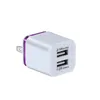 Höghastighetsväggladdare 5V 2.1A USB Power Adapter för iPhone 7 8 Plus x 11 12 13 14 Samsung Xiaomi LG SMART MOBILTOLEPPLYCK