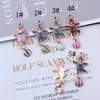 50 Pcs/Lot 15*33 MM ton or émail alliage breloques goutte huile cirque ours Animal Bracelet collier boucle d'oreille pendentif Cham ornements bricolage