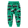 Springende meters baby jongens joggingbroek met voetballen print katoenen trekkoord kinderen meisjes broek broek voor herfst lente 210529