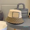 2022 Summer Bucket Hat Designer Cap For Men Women Fashion Canvas Fitted Hats Luxury Embroidery Letter Caps Mens