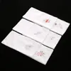 12 pcs/lot 100% cotton solid white embroidered with lace corner embroidery handkerchief Export item 29cm*29cm