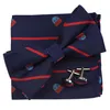 3 st Mens Bowtie Set Mode Dot Solid Polyester Vlinderdas Zakdoek Manchetknopen Bar Party Bruiloft Business Daily Wear Accessoires