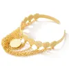 Bangle Dubai Gold Tassels Bangles For Women Arabic Trendy Coin Bridal Jewelry Size Cooper Bracelet255r