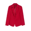 Naviu High-Quality Blazer Straight and Smooth Jacket Office Lady Style Coat Business Formal Wear Candy Color Heavy Tops 211006