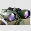 10x50 Outdoor Tactical Binocular Night Vision Telescope Reconnaissance Koordinater Kikare Bak4 Prism HD Blå Film