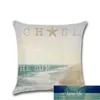 Cushion/Decorative Pillow Beach Theme Series Linen Cushion Cover Decorative Sea Landscape Pillowcase 45*45cm Throw Case Factory price expert design Quality Latest