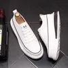 Scarpe casual di primavera autunno maschile leggero allargo traspirante piatto tenis maschile sneaker modalità di viaggio da viaggio per business b175