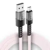 Type C USB Cables Fast Charging Cord Nylon Braided Zinc Alloy Quick Charger Cable Wire for Huawei LG Android Phone