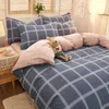 Luxus-Bettwäsche-Set, 100 % Baumwolle, Bettbezug, Queen-Size-Betten, Geometrie-Bettdecken, 3/4-teilig, 211007