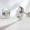 OEVAS Classic 925 Sterling Silber Edelstein Diamanten Ohrringe Ohrstecker Hochzeit Braut Feiner Schmuck Großhandel 220125