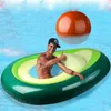 Gigante gonfiabile Unicorn Avocado Pool Float Ring Circle Boia Piscina Party Booy Toy A05175845232