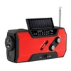 Radio Nöd 2000mah-Solar Hand Crank Portable AM ​​/ FM / NOAA Väder med Läslampa Mobiltelefon Laddare