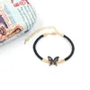 Email Butterfly Heart Owl Infinity Charm Bracelet Thermochrome Temperatuur Emotie Veranderende kleur Lederen armbanden voor vrouwen Kinderen Fashion sieraden