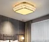 Crystal потолочные люстры легкие роскоши Net Red современная простая атмосфера гостиной лампы Nordic теплая романтическая спальня