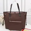 Fashion Womens Totes Bags Top Ladies Bag Two Piece Set Large Capacity 40CM Handbag Purse With Serial Code