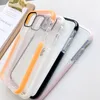 Dual Color Transparent Clear Cases TPU TPE Air Cushion Drop Full Protective Stocksäker baksida för iPhone 14 13 12 Mini 11 Pro M9252628