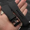 Breta 34 24mm Convex Sillicone Rubber Watch Strap for Bell Series Br01 Br03 Men Watchband Bracelet Belt Ross H09159945319