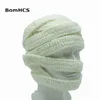 BOMHCS Novetly Cool Zombie Mask Make Bandage 100% Handmade вязаная забавная шапка Hat 220210