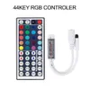DC12V Mini LED controller RGB RGBW Controller 24key 44Key 40Key IR/17Key RF Remote for LED strip Light 3528 5050 RGB RGBW RGBWW