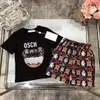 Summer Kids Designers T Shirts Beach Shorts Set Casual Bear Printing Sports Suits Cotton Tracks Duits Childrens Suit Brand Clothin2923294