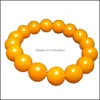 Beaded, Jewelry Chicken Butter Yellow Old Beeswax Amber Bracelets Barrel Separated Beads Abacus Men And Women Strands Drop Delivery 2021 7Oe