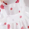 2019 Summer Girls Dresses Tunic Sleeveless Flower Cute Party Princess Dress+Hat Clothing Toddler Baby Girl Clothes 1 2 3 Years Q0716