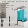 Distributeur automatique de désinfectant pour les mains en métal 1000 ml de savon liquide à capteur sans contact pour cuisine salle de bain