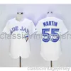 Borduurwerk Russel Martin, American Baseball Famous Jersey, gestikte mannen vrouwen jeugd honkbal jersey maat xs-6xl