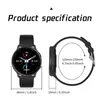 MAFAM MX1 Smart watch Cardiofrequenzimetro da 1,28 pollici Full Touch Screen IP68 Tracker fitness impermeabile per orologio da donna