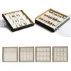 Jewelry Pouches Bags Tray Case Box Gem Storage With Acrylic And Liners Velvet Ring Organizer Necklace Display Edwi22