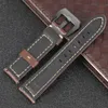 leather watch strap 24mm brown