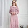 Damska Sleeveed Sukienka Sleeping Modal Sleepwear Długie Luźne Kwiatowe Wydrukowane Nightdress Nightwear Comfy Home Plus Size 210924