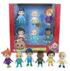 Cocomelon Family Friends 6 Stks Actiefiguren Pack Jojo Family Personages Pop Speelgoed kenmerken JJ Jongen Cody Nina Yoyo TomTom Collection Models Cake Ornaments G6004CZ